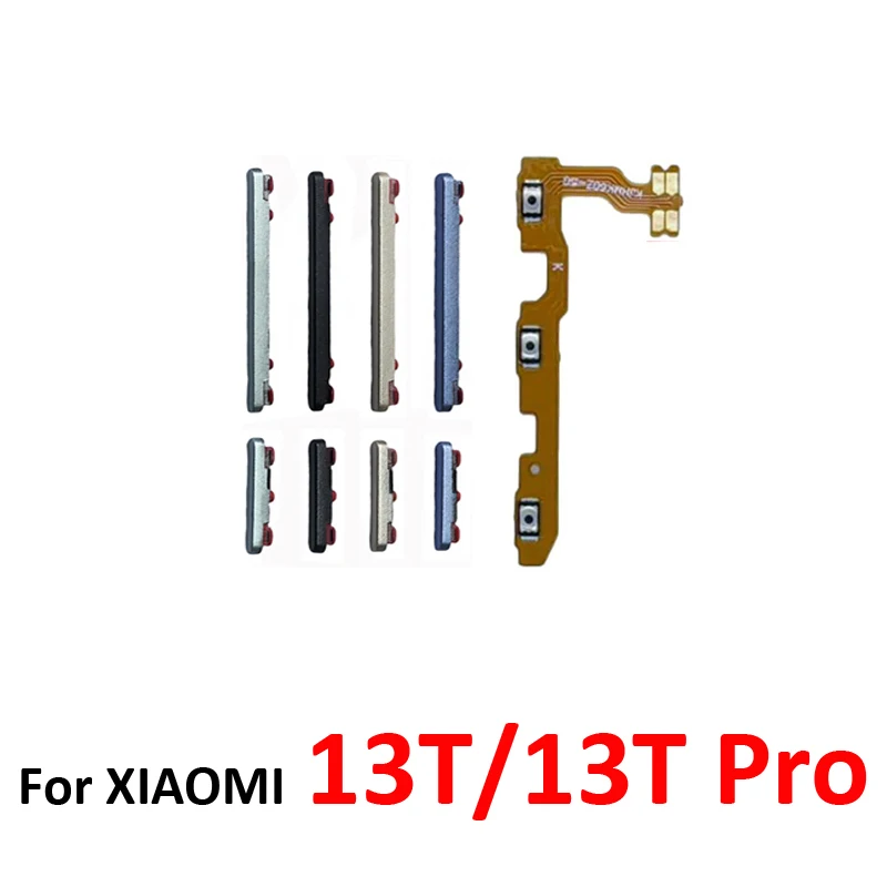 Phone Power Volume Button For Xiaomi MI 13T Pro New On Off Up Down External Key Internal Flex Cable Repair Part For Xiaomi 13T image 5