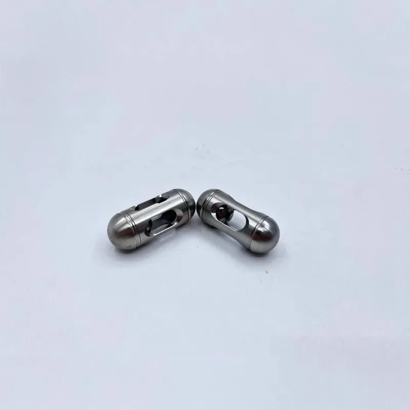 NDEDC Snap Bead Draagbare CNC-gefreesde roestvrijstalen fidget spinner bureau-stressverlichter