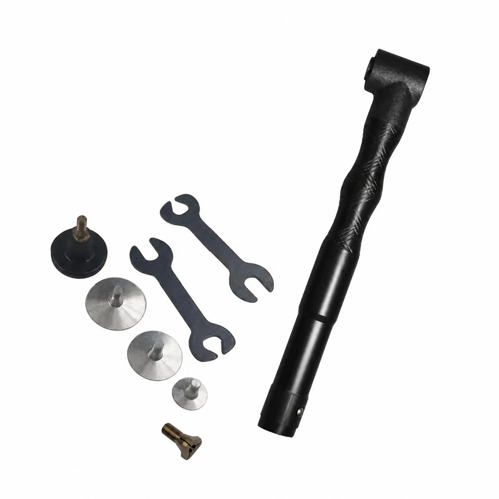 Flexible Shaft Grinder Handpiece with Wrenches Precision 90-Degree Grinding Handpiece Interchangeable Compact for Craftsmen