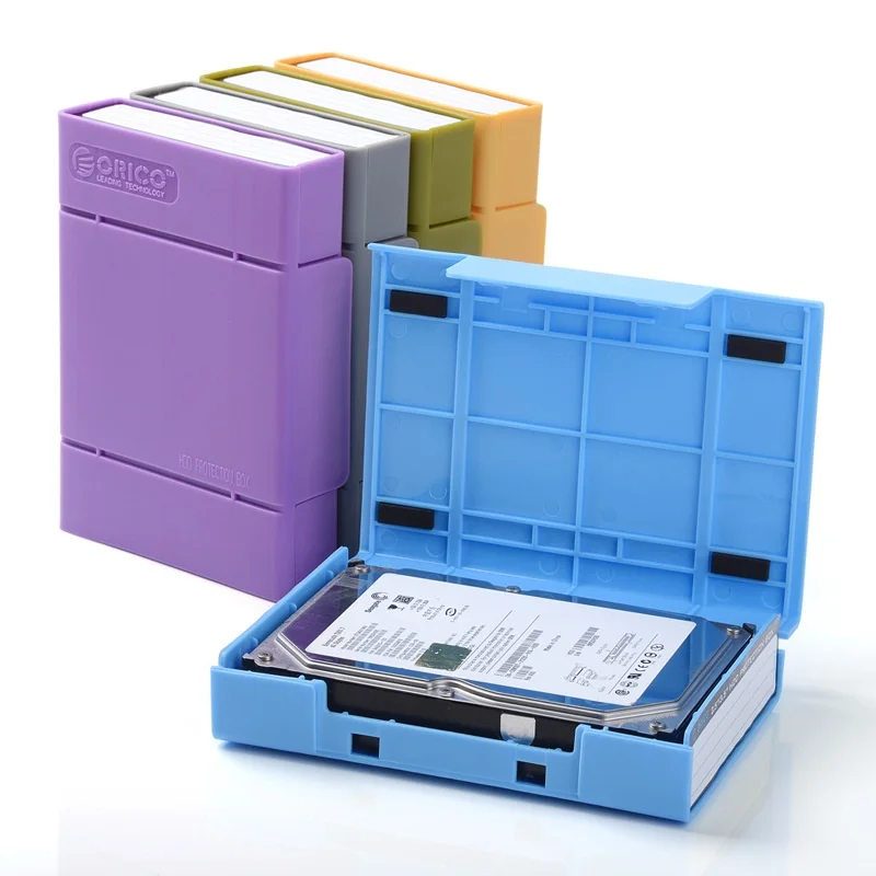 Orico PHP-35 Colorful 3.5-inch Hard Drive Storage Box Cover Anti Shock PP Box Sata Desktop Hard Drive Protection Box