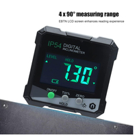 4*90 Degree Digital Electronic Level And Angle Gauge Inclinometer With Backlight And Magnetic Base Protractor Digital