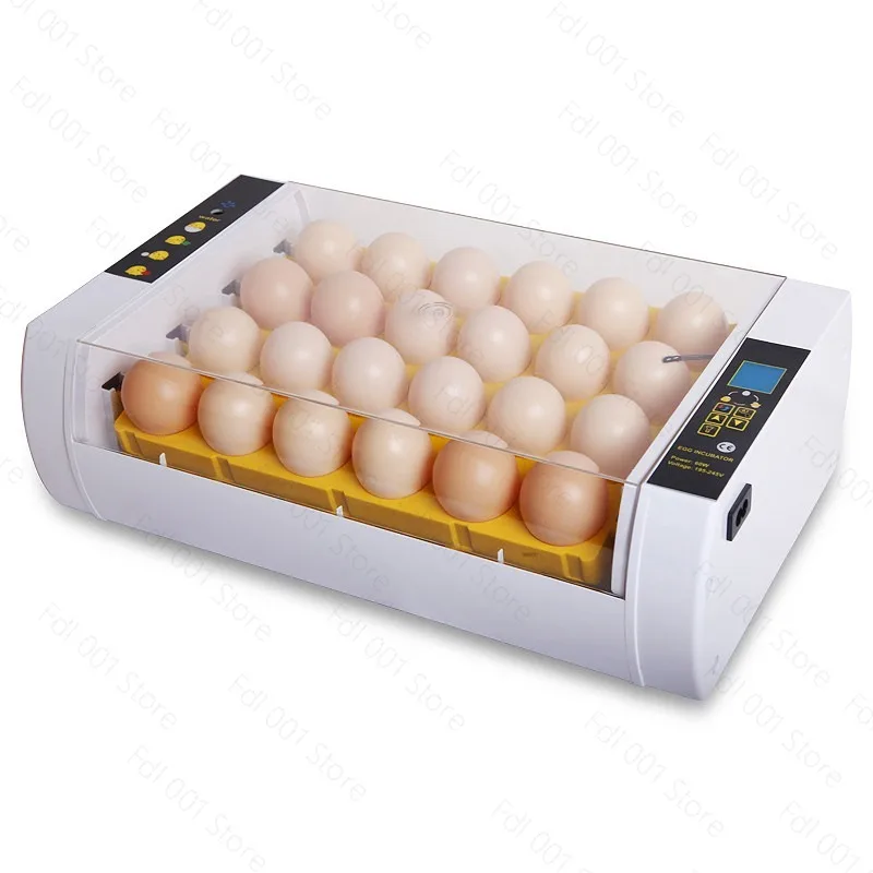 Compact Smart Pet Egg Incubator, Dual Power Auto Humidity Control for Home Use