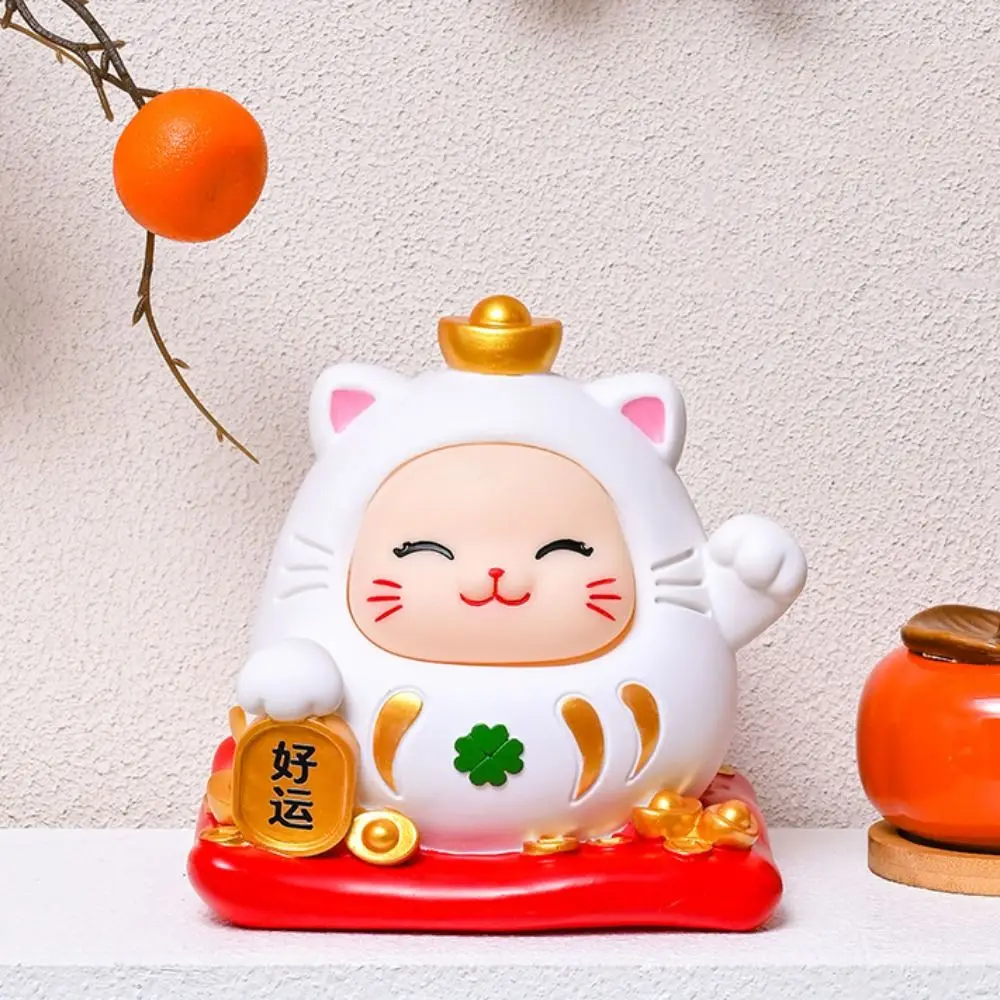 Large Capacity Lucky Beckoning Cat Piggy Bank Save Money Portable Lucky Beckoning Cat Money Jar Cartoon Money Saver