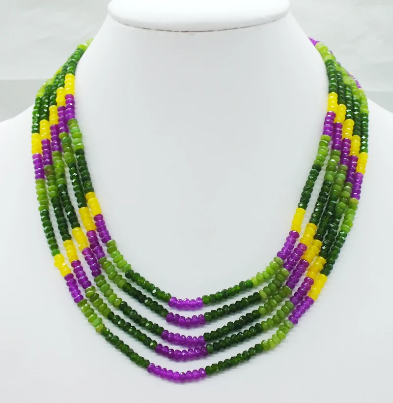 sweet. Exquisite  Classic Brazil semi-precious stone necklace 18-23