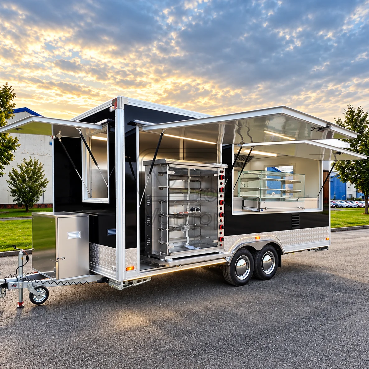 Food Trailer for Sale Custom Food Trailer Mobile Kitchen Food Truck Trailer Concession Stand for Fast Food Business