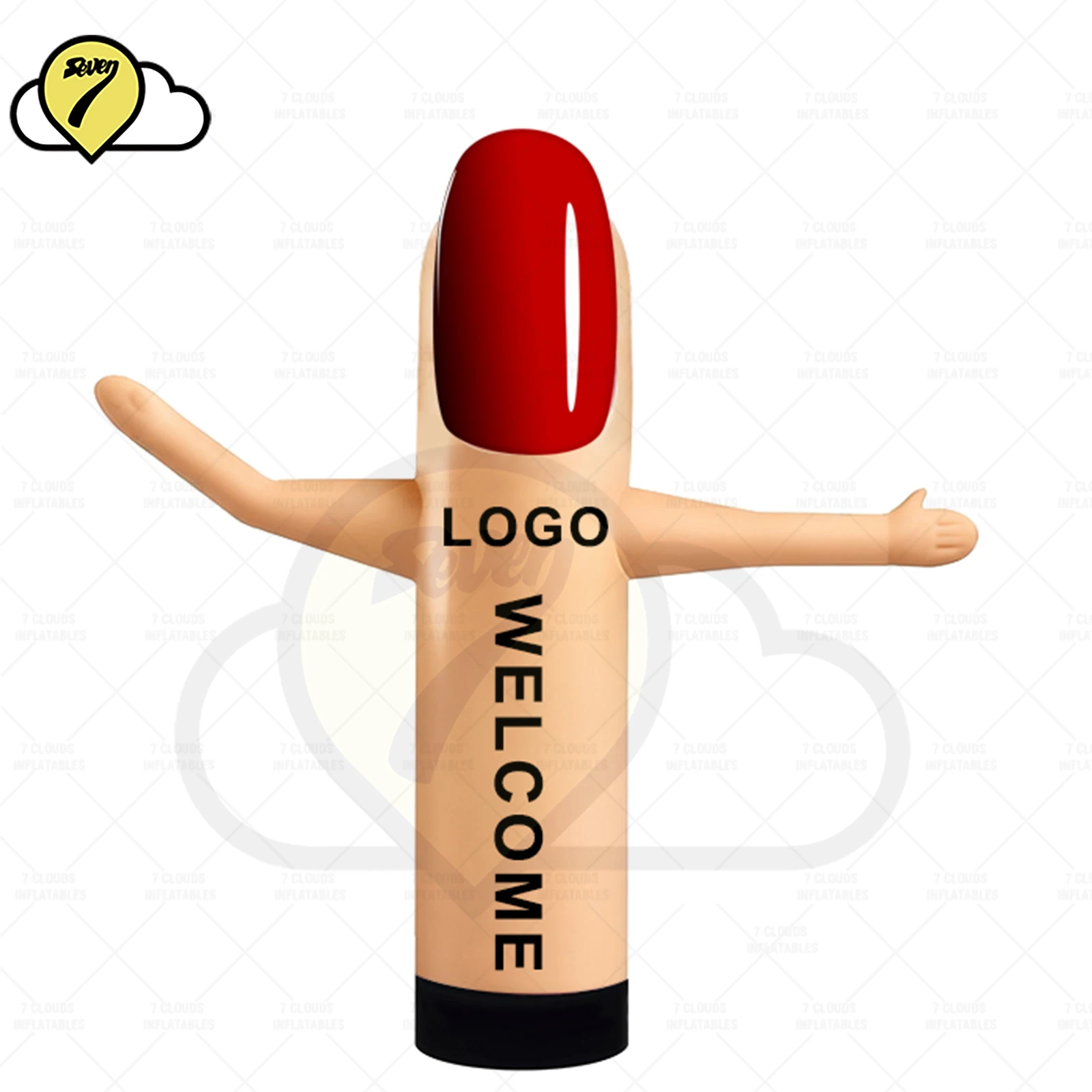 Hot sales  3M Waving Inflatable for Nail Salons - Fully customization Logo balloon inflatable advertising Boost Your Business
