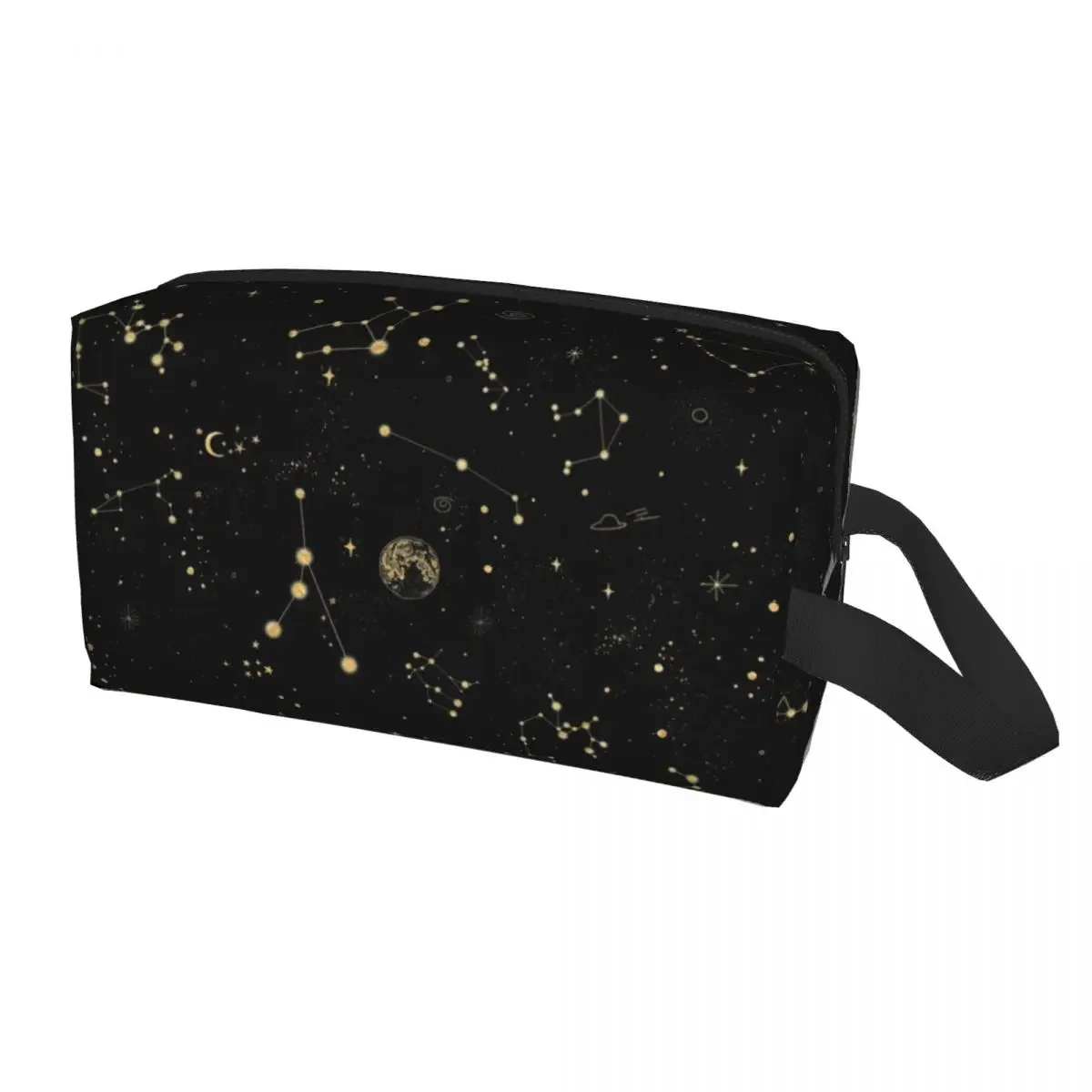 Into The Galaxy Makeup Bag Women Travel Cosmetic Organizer Kawaii Space Constellations Storage Toiletry Bags