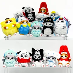 Kawaii Mofusand Cross-Dressing Sanrio Hello Kitty Kuromi Hanyodon Plush Keychain Pendant Anime Plush Backpack Pendant