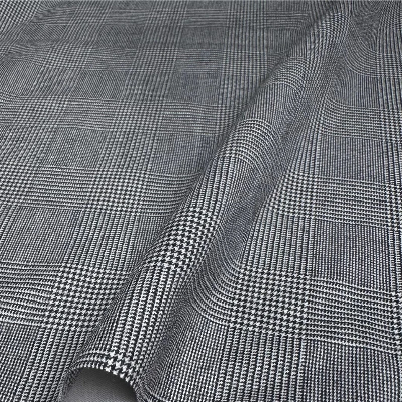 1 metro de lana 100% de estambre para mantener el calor, tela a cuadros hecha a mano para el hogar, materiales para manualidades textiles de moda Vintage para Otoño e Invierno