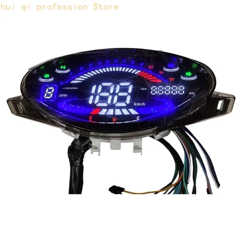 Motorrad-Instrumententafel-Baugruppe mit LED-Anzeigen und Kabelbaum H8WE – Detail 3