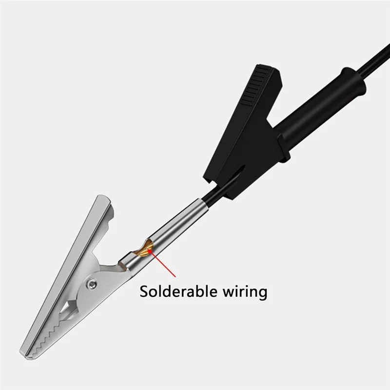AS60-General Brand Test Probes With Banana Plugs And Interchangeable Tips For Electrical Current And Resistance Testing Measurem