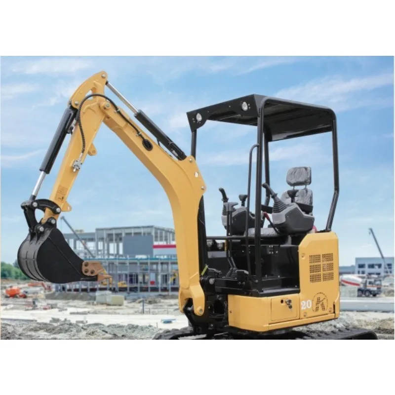 Excavation and tree planting chassis retractable multi-functional miniature excavator