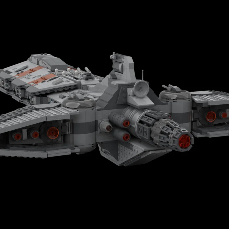 3065 PCS Space War Model Pelta-Class Rescue Frigate MOC Customize Modular Building Block Simple Creative DIY Toy Christmas Gift