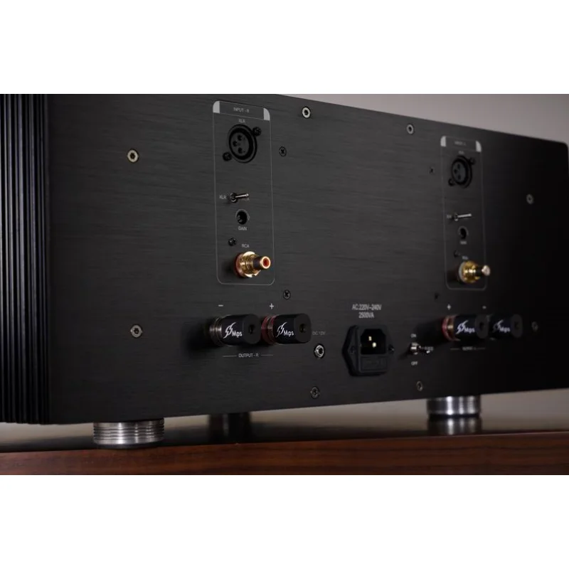 2 Channels AV Power Amplifier Qc-2300 Plus High Power Rear Stage HiFi Power Amplifier 280w*2 8ohms 550w*2 4Ohms