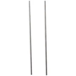 2 Pcs 304 Stainless Steel Fully All Threaded Rods M6-1.0 Long Threaded Screw Silver 250mm Length Thread Bar Studs Rods