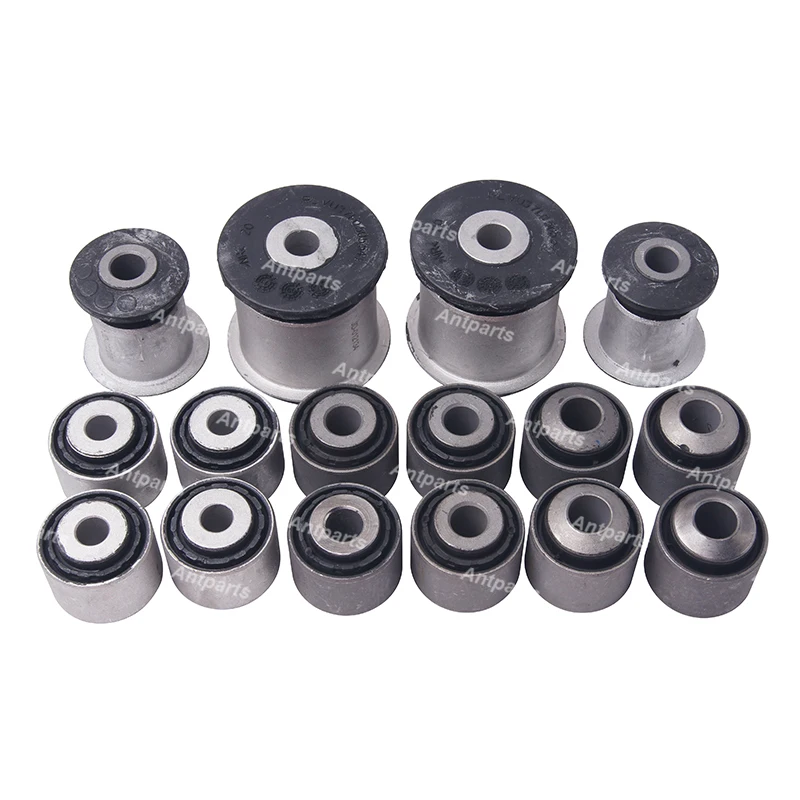 16PCS Rear Suspension Control Arm Bushing Kit For Audi Q7 4LB VW Touareg 7LA 7P5 Porsche Cayenne 955 7L0505397 7L0505398
