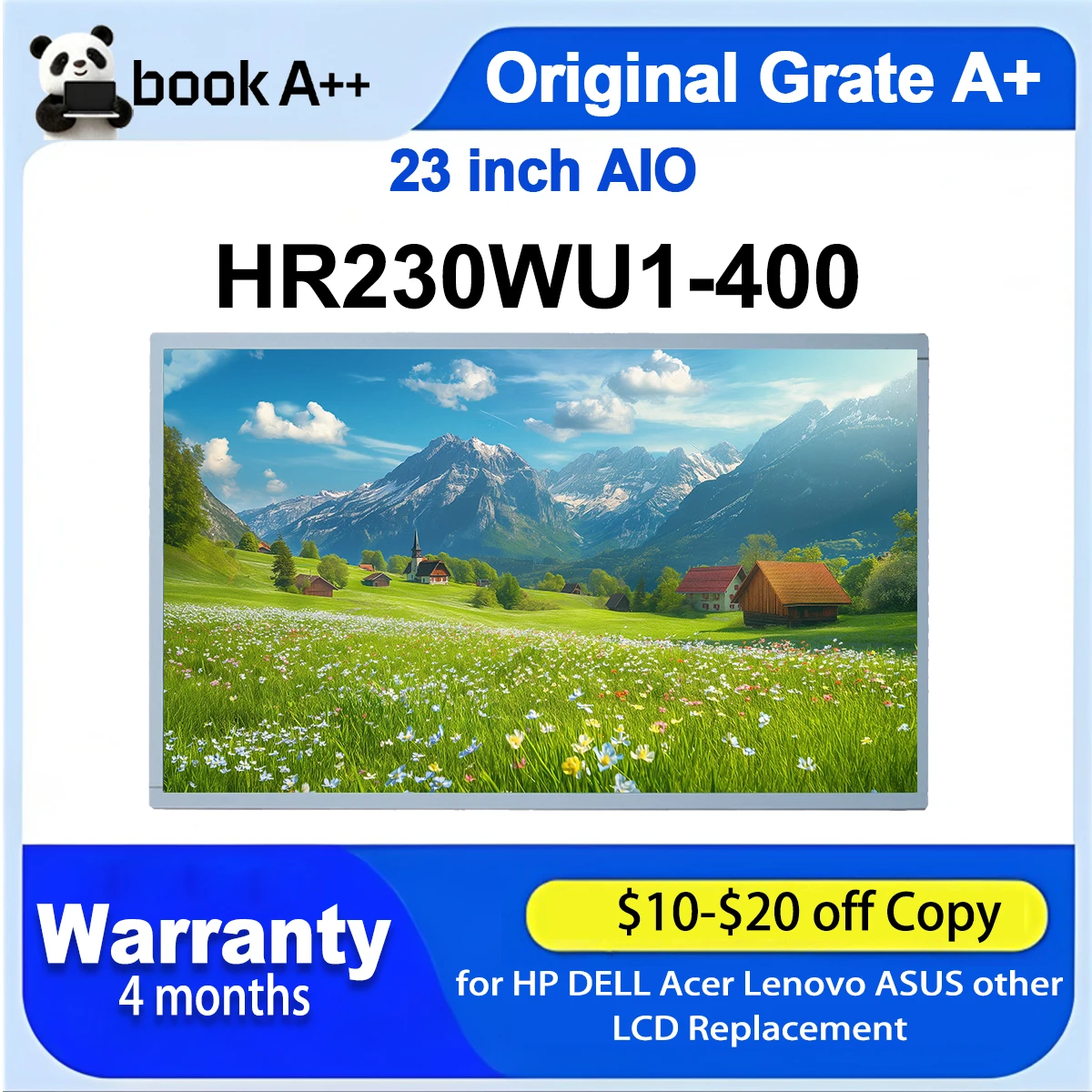 

New Original 23 Inch HR230WU1-400 LCD Screen Panel HR230WU1 400 LED Display Monitor 1920×1080 LVDS TFT 30 pins Display