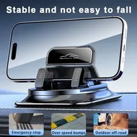 Car Phone Mount Anti Slip Silicone Dashboard Phone Holder 360-Degree Free Rotation Universal Head-Up Navigation Holder 2