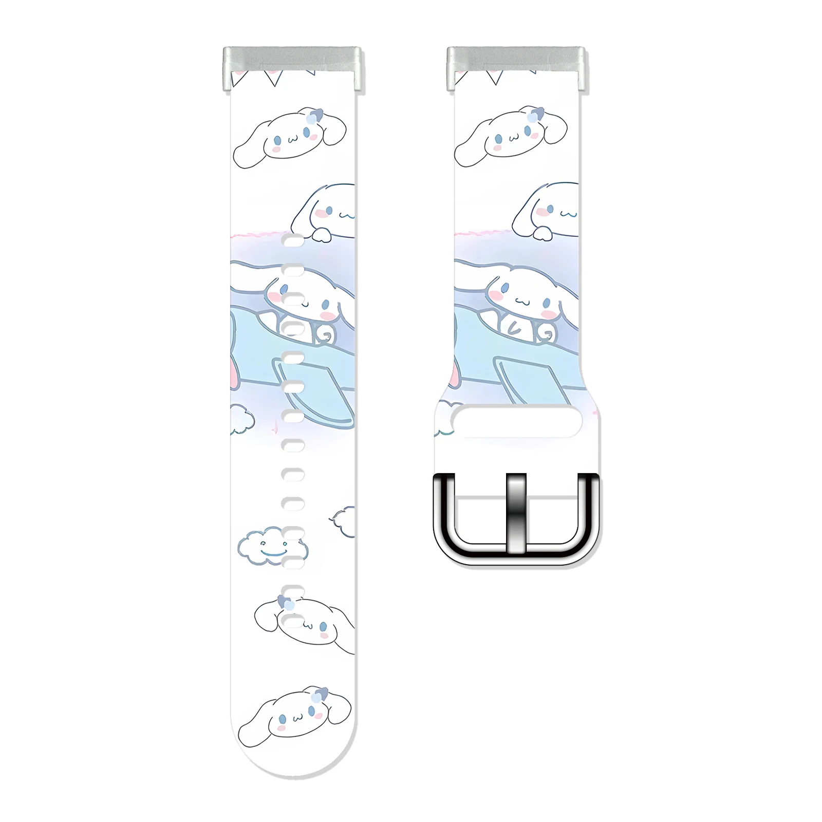 

SANRIO Series 2 Cinnamoroll Printed Watch Band for Fitbit Sense 2/1 & Versa 3/4 Perfect as a Gift for Sanrio Fans