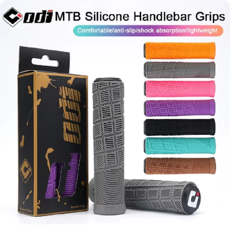 ODI SG1 MTB Soft Silicone Grips Bicycle Handlebar Grip Two-way Anti-slip Shock Absorbing Handle Cover Bike Universal Accessories