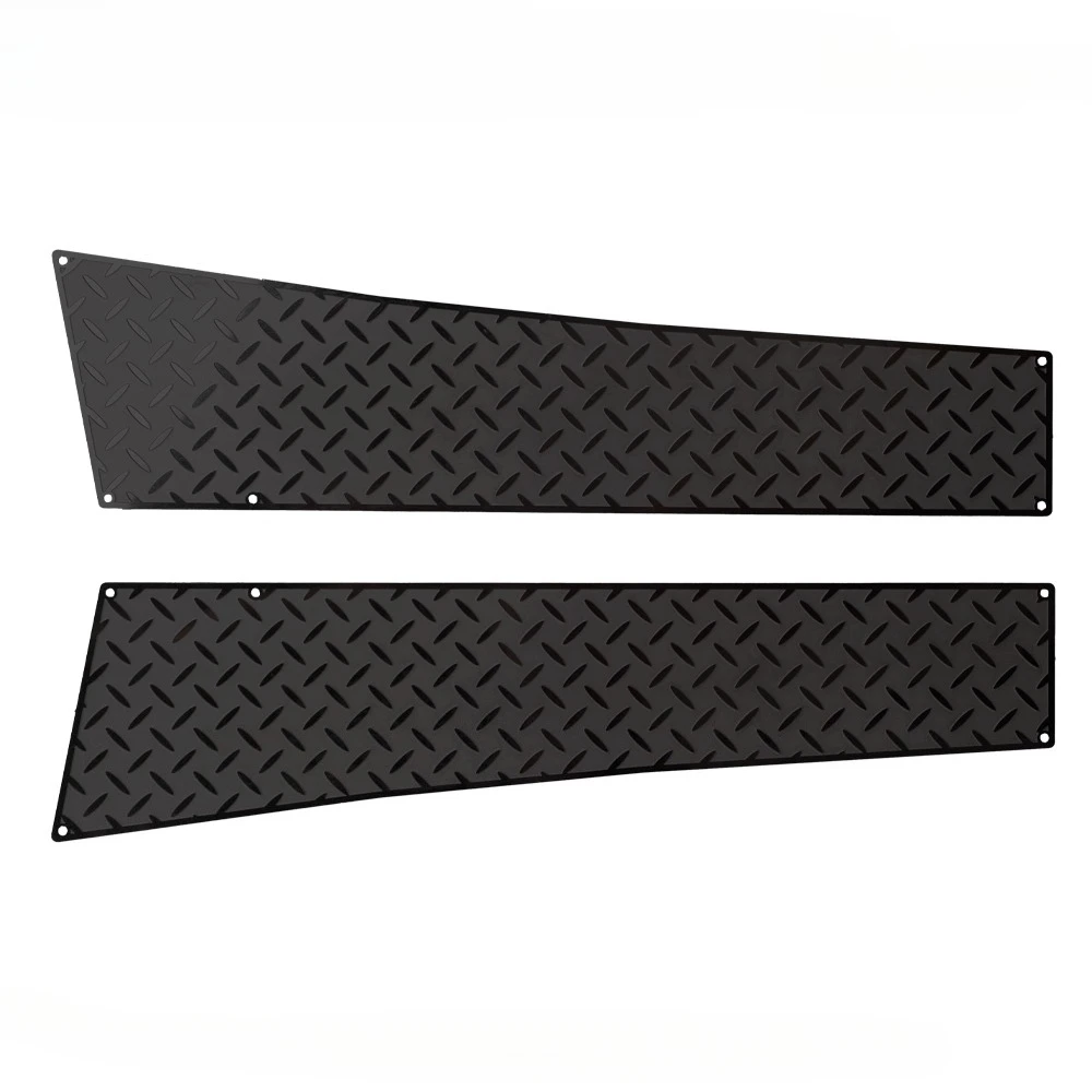 1/10 FMS FCX10 LC80 액세서리용 양면에 시뮬레이션된 스테인레스 스틸 미끄럼 방지 플레이트