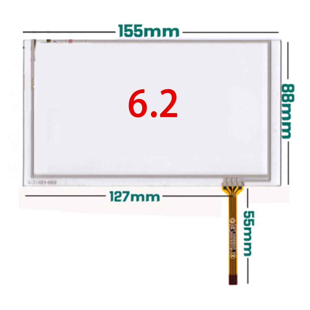 6.2 Inch Touch Screen with 155*88 Outer Screen USB Interface Plug and Play HSD062IDW1 for Industrial Control Handheld Car DVD