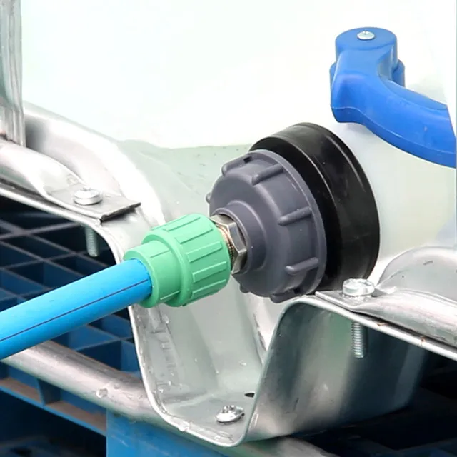 Langlebige IBC-Tank-Armaturen S60X6 Grobgewinde-Kappe 60mm Innengewinde zu 1/2', 3/4', 1' Adapter-Anschluss – Detail 4