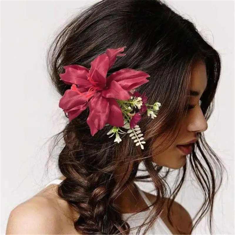 

50LE Beautiful Simulated Flower Hair Ornament Suitable For Various Occasion
