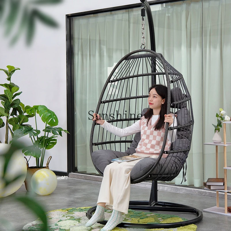 Home Leisure Single Bedroom Hanging Orchid Chair Double Balcony Hanging Basket Chair