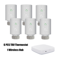 Smart Tuya App ZigBee3.0 Thermostats Smart Radiator Thermostat Valve for Multi-Room Control Intelligent Heating Control