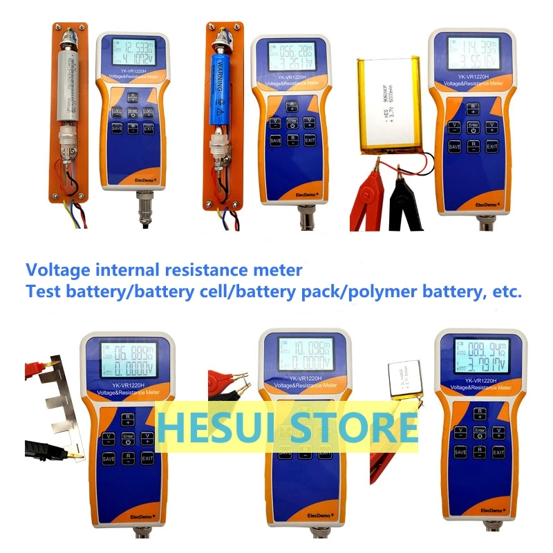 Lithium battery test voltage internal resistance detector accessories table pen clip shelf