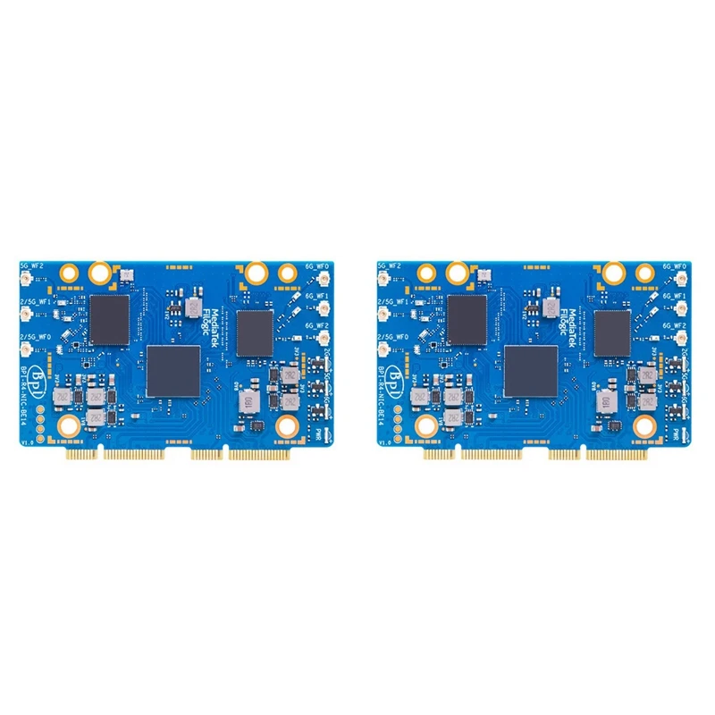 Hot TTKK 2X For Banana Pi BPI-R4-NIC-BE14 Wifi7 Module For BPI-R4 Mediatek MT7995AV Chipset 2 Pcie 3.0 Interface,2-Lane