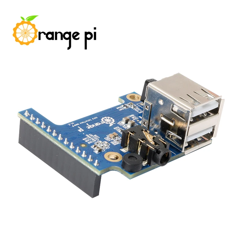 Orange Pi Zero Placa de Expansão, 2 USB 2.0, Cartão especial, Orange Pi Zero 2