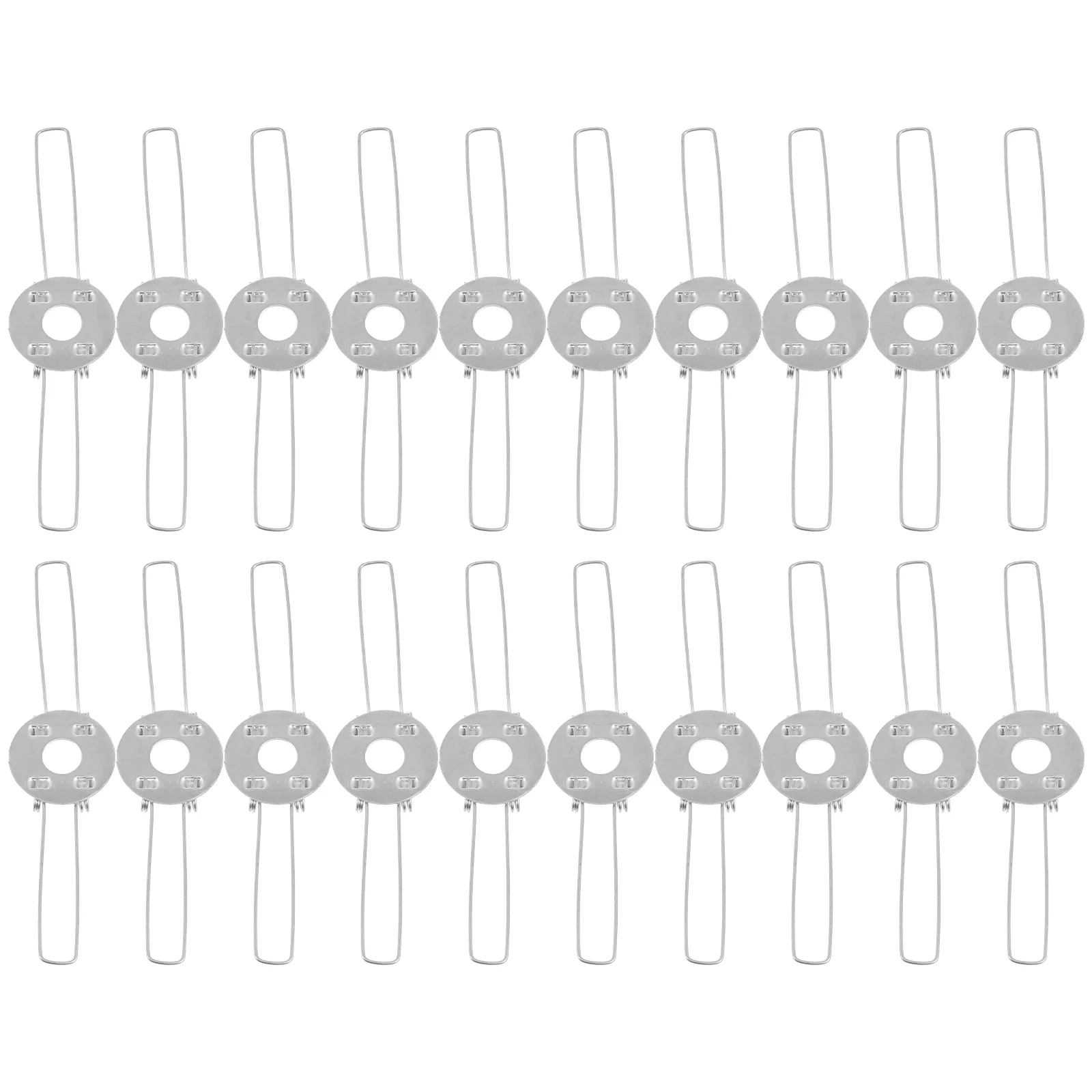 20 Pcs Shade Buckle Lampshade Fastener Chandelier Shape Buckles Iron Spring Clips Lighting Bracket Support Ceiling Accessories