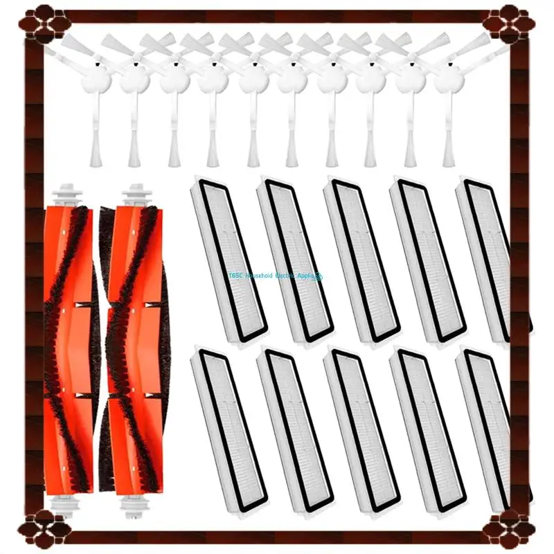 Consegna in 24 ore per Dreame L10 Pro, D9, D9 Max, D9 Mistral, D9 Pro, D10s, D10s Pro Pezzi di ricambio Accessori Filtro spazzola laterale principale