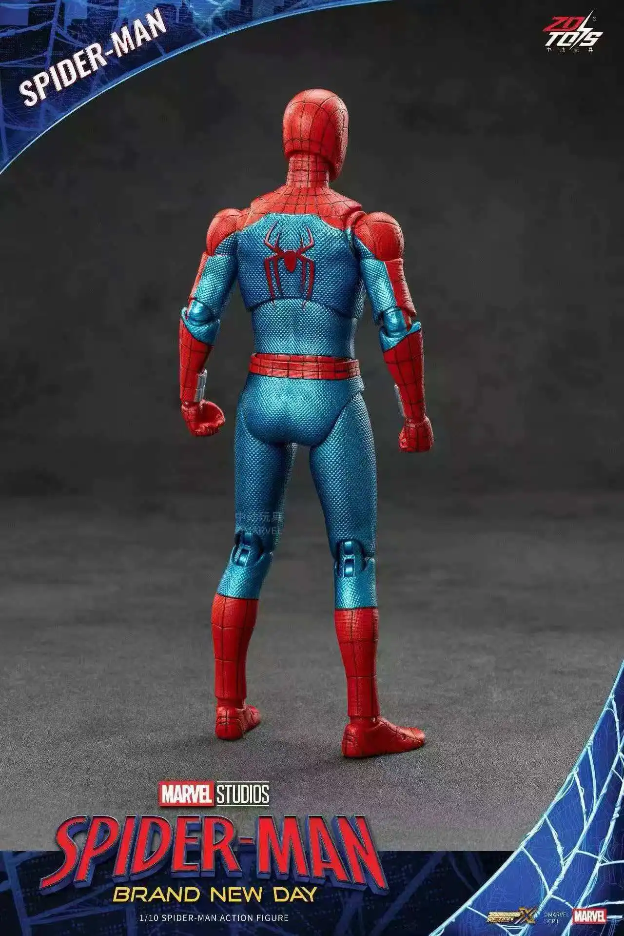 Original ZD Toys Spider Man Brand New Day Action Figures Peter Parker Mecha Joint Movable Model Movie Avengers Collection Toys - view 4