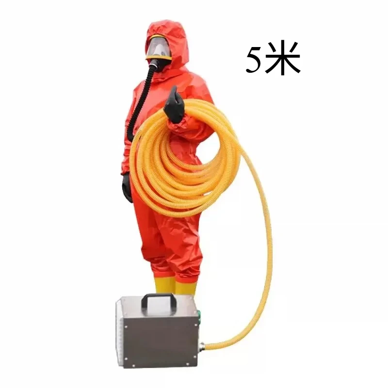 1pcs Electric Long Tube Air Supplied Respirator Multi-person Industrial Hazard Rescue Breathing Protector