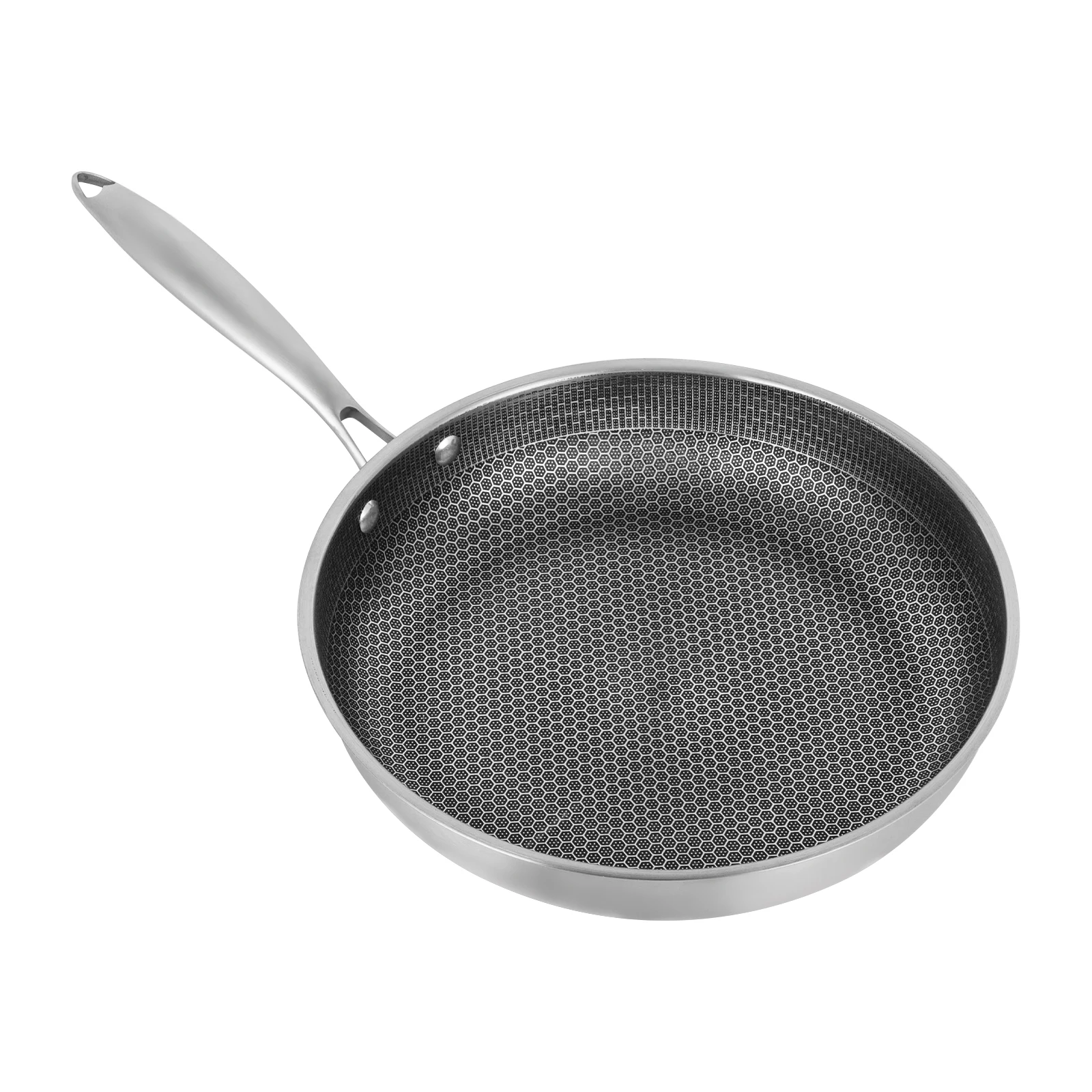 Lightweight Pan Wear-Resistant Wok Non-Stick Pan Easy to Clean Safe Handle for Gas Stoves Ceramic Stoves