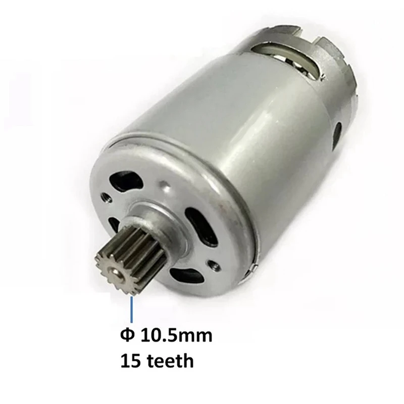 2Pcs 15 Teeth DC Motor Replacement For 12V For GSR 1080-2-Li TSR1080-2-LI GSR1200-2-LI Cordless Drill Driver