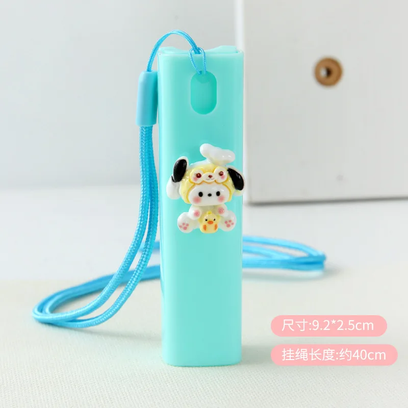 10 Ml Hello Kitty Spray Bottle Hand Rope Cartoon Makeup Water Perfume Alcohol Dispenser Refillable Container Standby Wholesale
