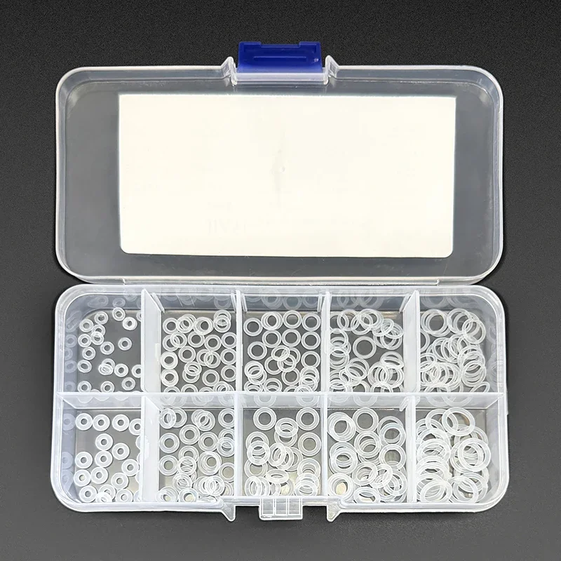 High Temp Odorless Food Grade White Silicone O Rings 250Pcs CS1 1.5mm Waterproof Seals Faucet Pipeline Valve Replacement Gaskets