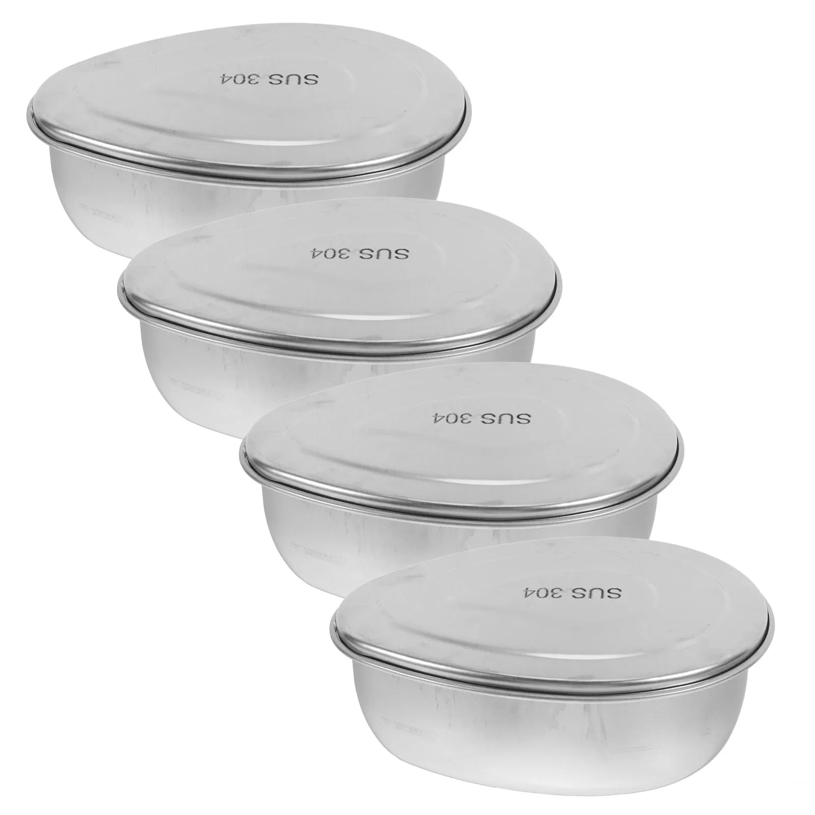 

4Pcs Stainless Steel Steaming Tray for Eggs Vegetables Dumplings Multifunctional Easy Clean Kitchen Accessory Steam Pan