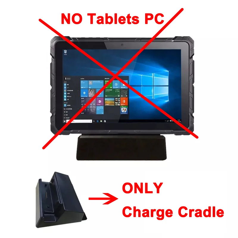 Charge Cradle and Extra Battery for Rugged Tablets Windows F7G,Charge Station Only,Extra Battery Only