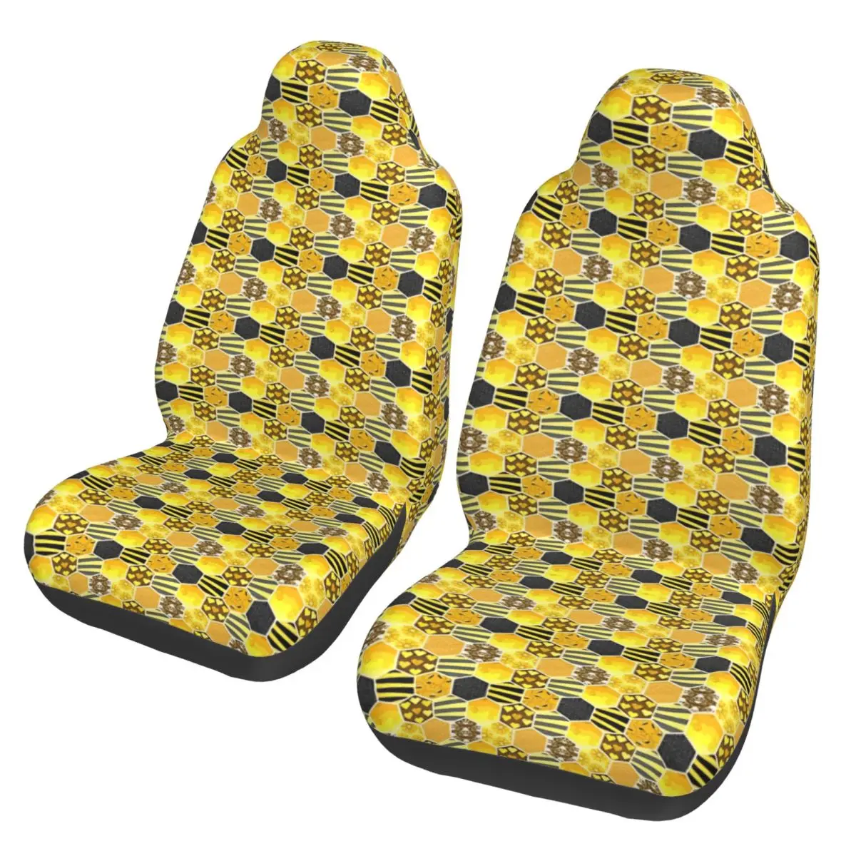 All Things Bees Honeycomb Universal Car Seat Cover Four Seasons Travel Car Seat Protection Covers Fiber Hunting