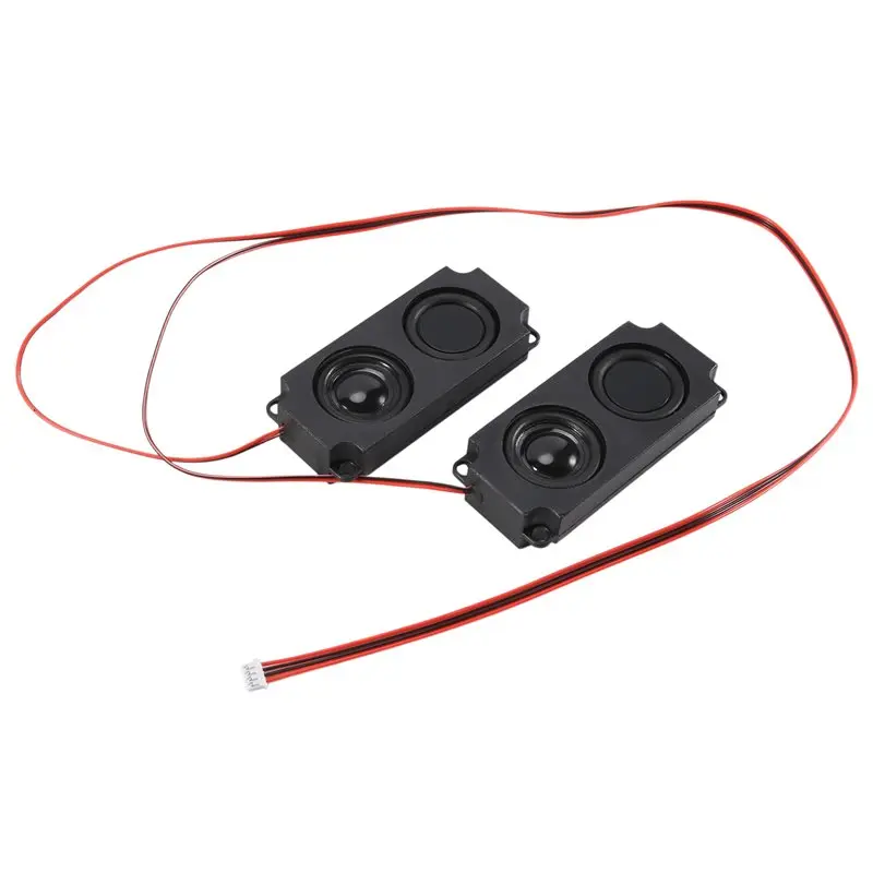 HFES 2Pcs Compact Square Speakers Sound System 45100 Speaker Ideal For Home Audio & Portable Use