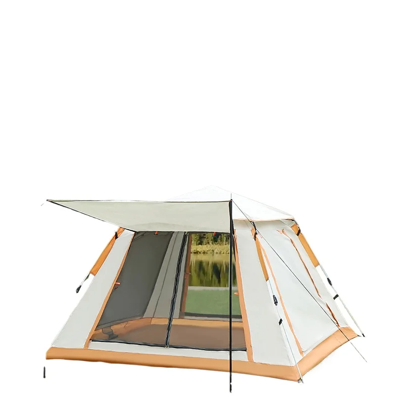 Tianshan Camel 4-Season Camping Tent for Outdoor Multi-Person Use Automatic Pop-Up Beach Tent Quick Setup Portable Tent for