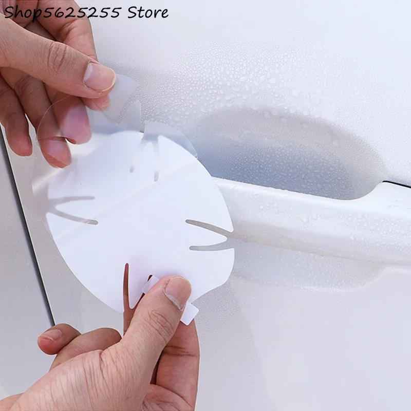 

For Toyota RAV4 RAV-4 2019 2020 2021 2022 Car Door Handle Bowl Stickers Special Modification Protection Film Car Accessories