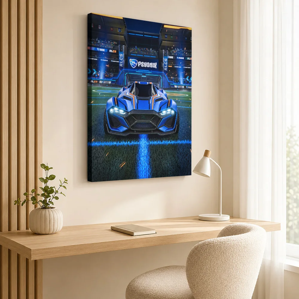 Mantis Car Rocket League Arena View Canvas Print Poster Customized Photo Modern Graphic Style Bedroom Wall Paintings Decoration