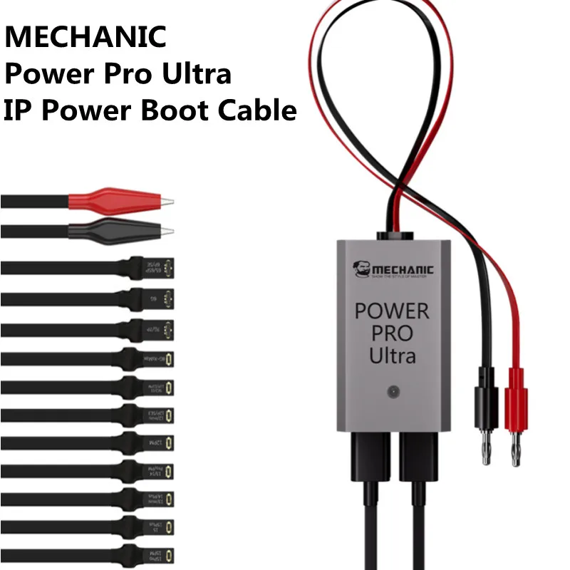 MECHANIC Power Pro Ultra IP6-15PM Power  Boot Cable Set Without Restarting Multi Interface Battery-free Power-on with Data Line