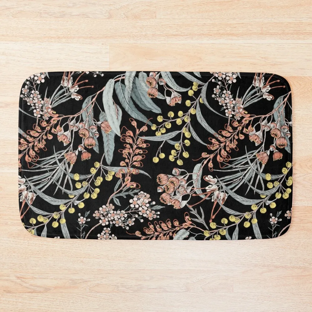

Australian native flowers Bath Mat Foot Bathroom Bathroom Deco Anti-Slip Carpet Bathroom Carpet Mat